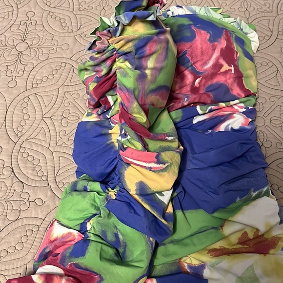 Thiago Puga Tirotti S Multicolor Strapless Dress (with padding) - Picture 4 of 8